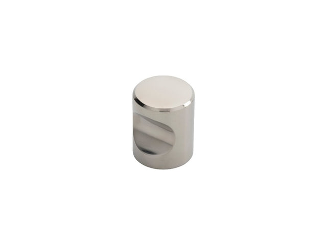 FTD STAINLESS STEEL CYLINDRICAL KNOB 25MM - POLISHED STAINLESS STEEL - ( 25 ) - EACH