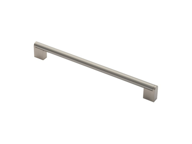 FTD 14MM BAR HANDLE 256MM C/C - SATIN NICKEL/STAINLESS STEEL - 256 ( 296 ) - EACH