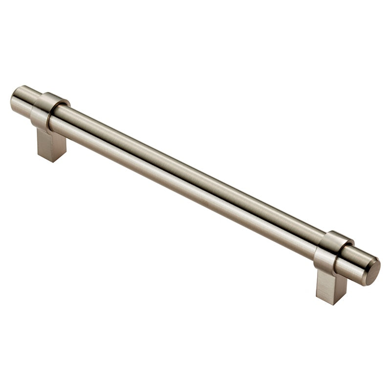 FTD RAIL HANDLE 160MM C/C - SATIN NICKEL - 160 ( 200 ) - EACH