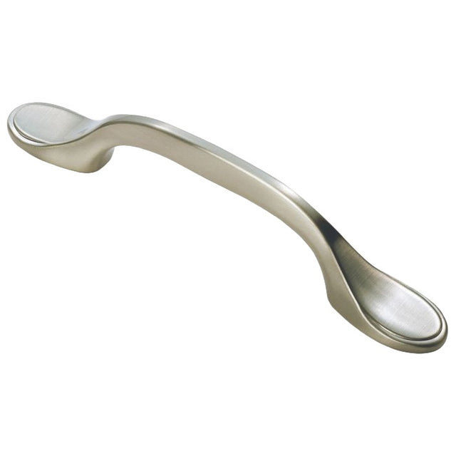 FTD SHAKER STYLE HANDLE 76MM C/C - SATIN NICKEL - 76 ( 128 ) - EACH