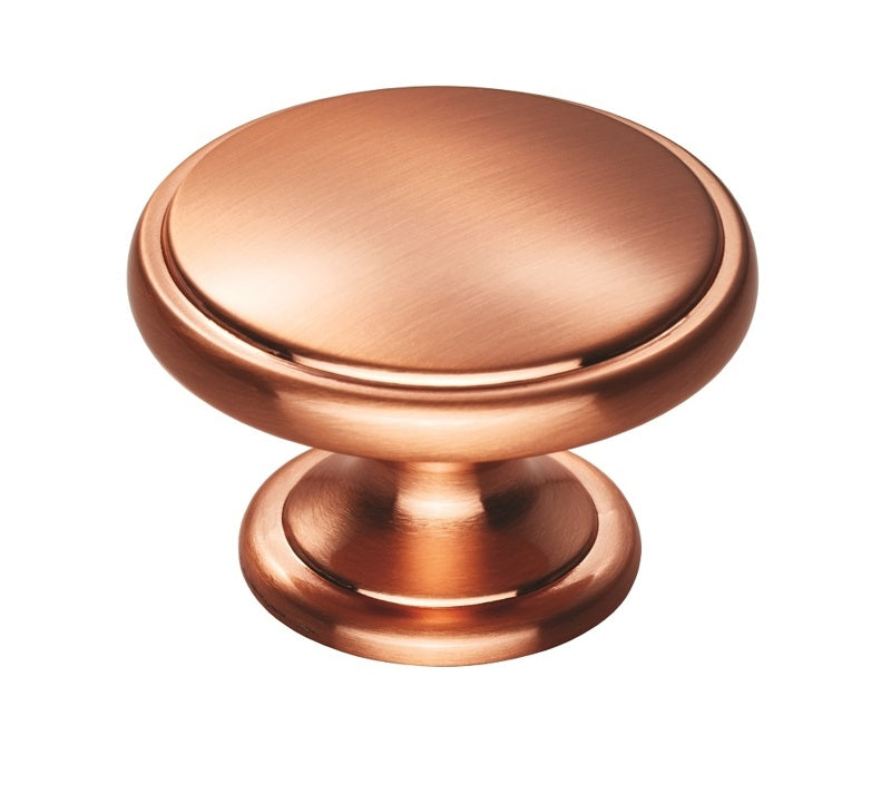 FTD OXFORD KNOB 38MM - SATIN COPPER - 25 ( 38 ) - EACH