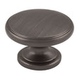 FTD OXFORD KNOB 32MM - GUN METAL - EACH