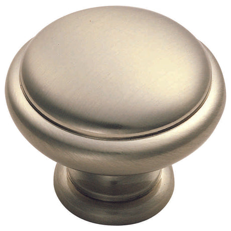 FTD SHAKER STYLE KNOB 35MM - SATIN NICKEL - 19 ( 35 ) - EACH