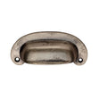 FTD OVAL PLATE CUP HANDLE 86MM C/C - PEWTER - 86 ( 105 ) - EACH