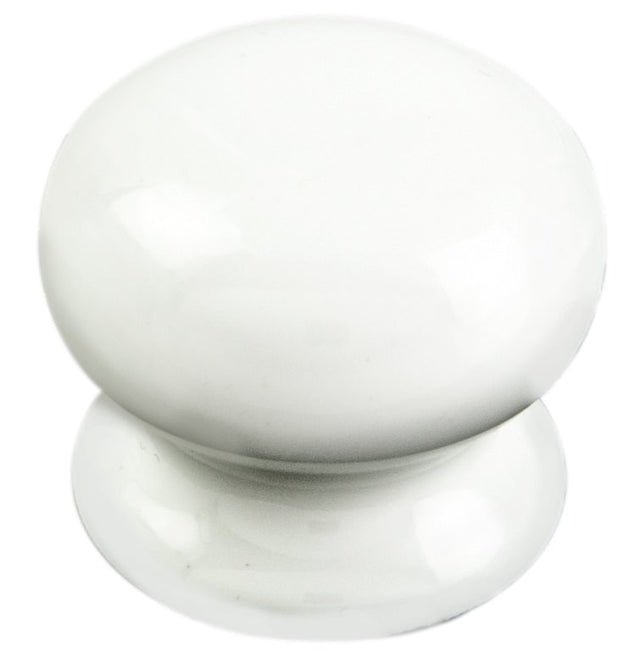 FTD PORCELAIN KNOB 35MM - WHITE PORCELAIN - 31 ( 37 ) - EACH