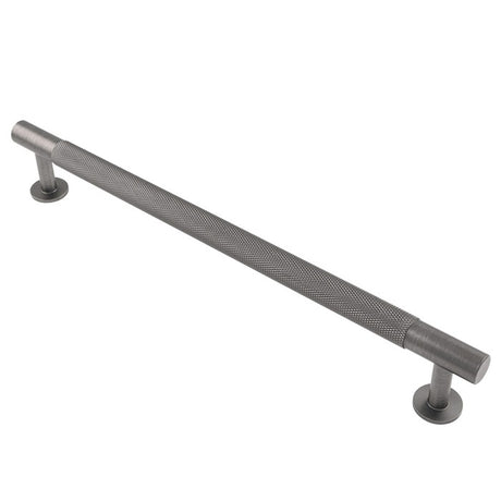 KNURLED CABINET PULL HANDLE 224MM C/C - ANTHRACITE - EACH