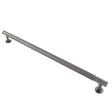 KNURLED CABINET PULL HANDLE 320MM C/C - ANTHRACITE - EACH