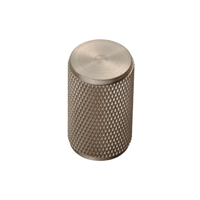 KNURLED CABINET KNOB - SATIN NICKEL - EACH