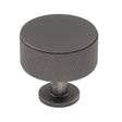 KNURLED CABINET RADIO KNOB - ANTHRACITE - EACH