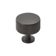 KNURLED CABINET RADIO KNOB - MATT BLACK - EACH