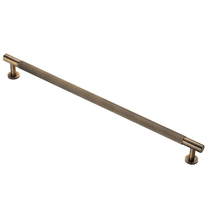 LINES CABINET PULL HANDLE 320MM C/C - ANTIQUE BRASS - EACH