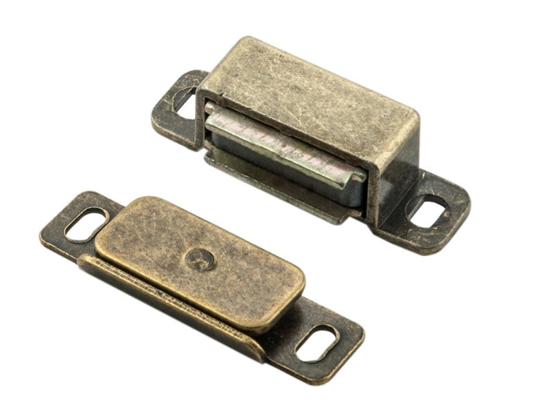 46 X 15 X 14MM - STEEL MAGNETIC CATCH - 6KG PULL - FLORENTINE BRONZE - 46 x 15 x 14 - EACH