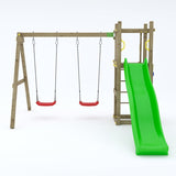 Rumble Ridge Rock Wall  Funny 3 Double Swing
