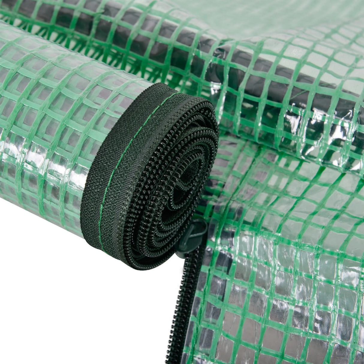 Outsunny Tunnel Greenhouse Green Grow House for Garden Outdoor, Steel Frame, PE Cover, Green, 200 x 100 x 80cm