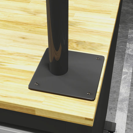 HOMCOM Bike Repair Stand, with Adjustable Clamp, Black