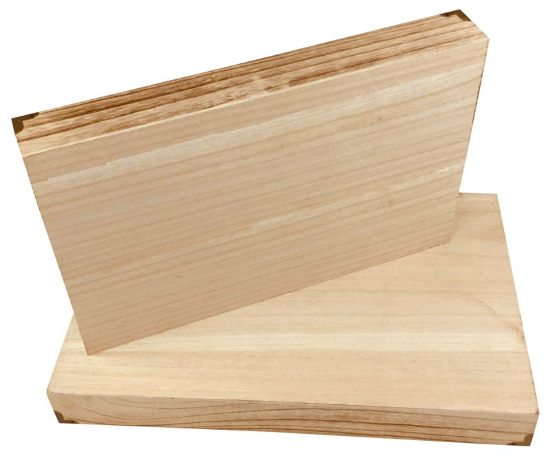 Set of 2 Solid Wood Trays 45cm