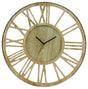 Wooden Silver Clock 40cm