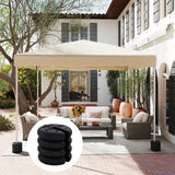 Outsunny Pop up Canopy Weight Set of 4, Heavy Duty Sand Fillable Tent Leg Weights for Marquee Party Tent Canopy, Total 20kg
