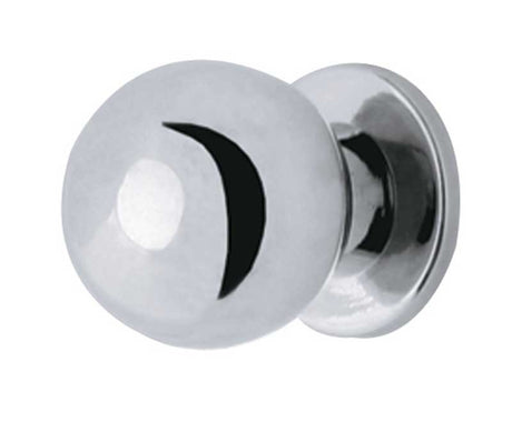 Palla Cupboard Knobs 23mm proj 18mm dia Polished Chrome