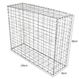 Gabion Baskets 100 x 80 x 30cm / 2 Pack