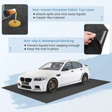 252.5 x 221 cm Garage Floor Mat Non-Slip Water-Repellent Oil Mat Anti-Slip Mat
