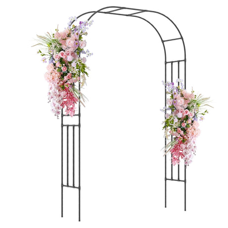Garden Arch Trellis Grape Vine Flower Support Rack for Lawn Patio