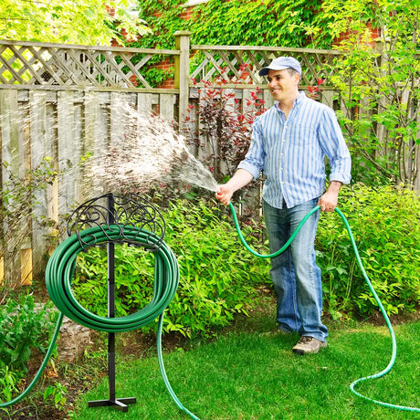 Detachable Freestanding Hose Holder for Outdoor Yard Garden Lawn