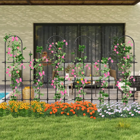 Decorative Garden Fence for Vegetable Flower Cucumber Tomato