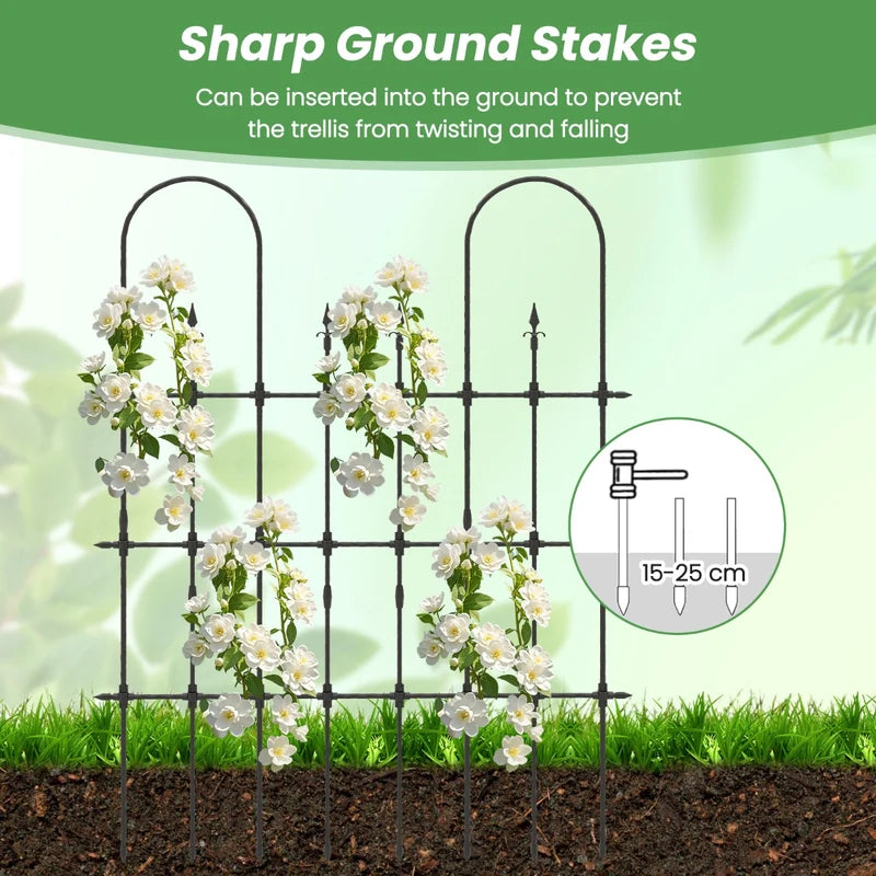 Decorative Garden Fence for Vegetable Flower Cucumber Tomato