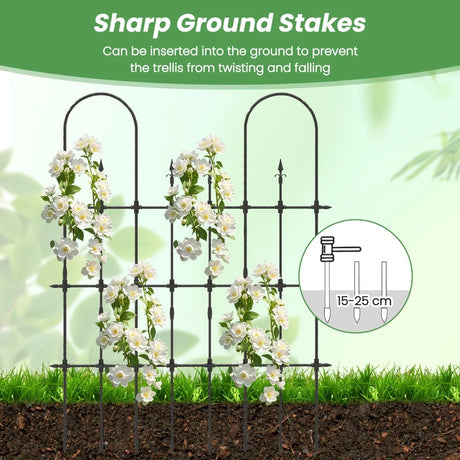 Decorative Garden Fence for Vegetable Flower Cucumber Tomato