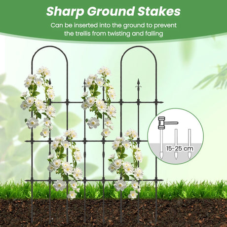 Decorative Garden Fence for Vegetable Flower Cucumber Tomato