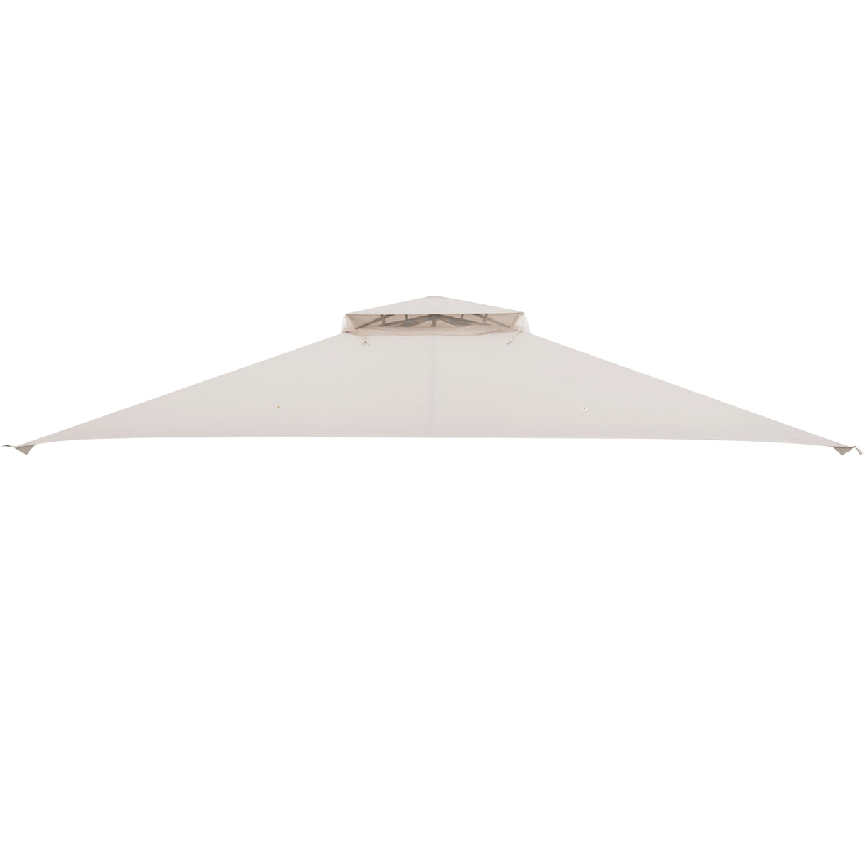 10 x 12 Feet Gazebo Replacement Top with Air Vent and Drainage Holes-Beige