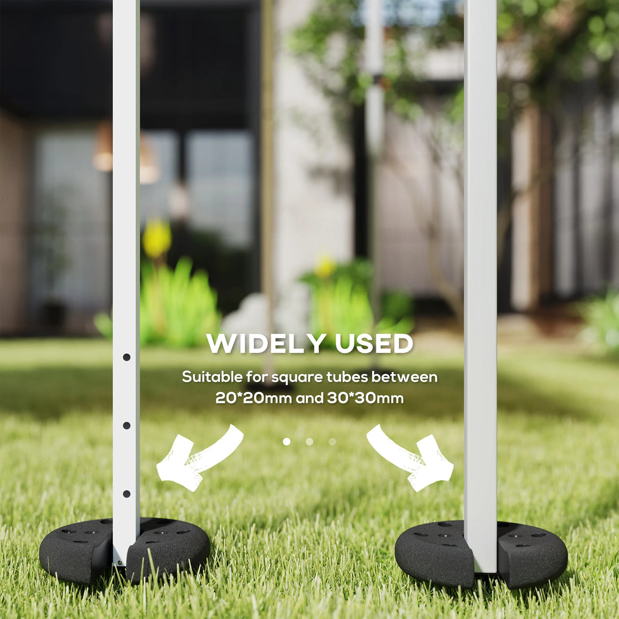 Outsunny Pop up Canopy Tent Weights Set of 4 PCs, Leg Weights for Marquee Party Tent Outdoor Canopy, Total 8.8KG