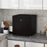 HOMCOM 35L Mini Freezer, -24 to -14 Temperature - Black