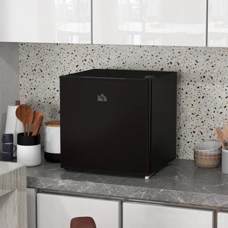 HOMCOM 35L Mini Freezer, -24 to -14 Temperature - Black