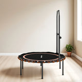 SPORTNOW 40" Foldable Fitness Trampoline Rebounder with Handle, Orange