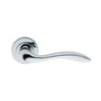 GIAVA LEVER ON CONCEALED FIX ROUND ROSE CRO (POLISHED CHROME) - POLISHED CHROME - 51MM - PAIR