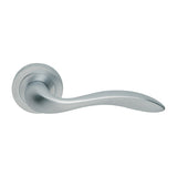 GIAVA LEVER ON CONCEALED FIX ROUND ROSE CSA (SATIN CHROME) - SATIN CHROME - 51MM - PAIR
