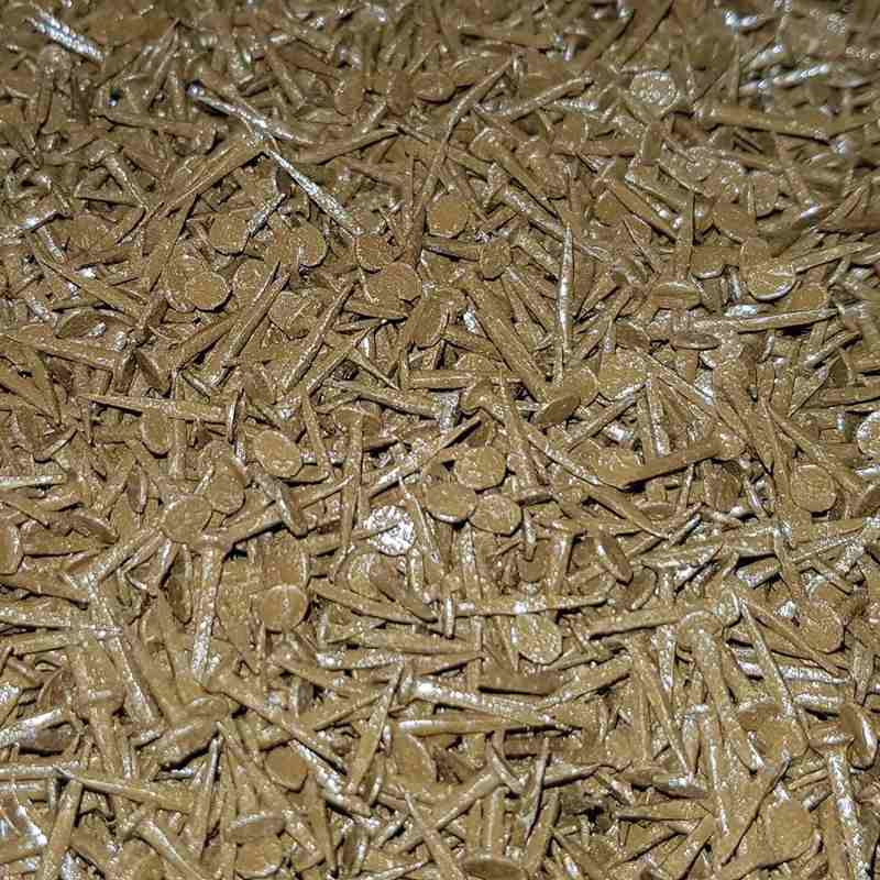 13mm Cut Gimp Pin – Brown - 1 kg