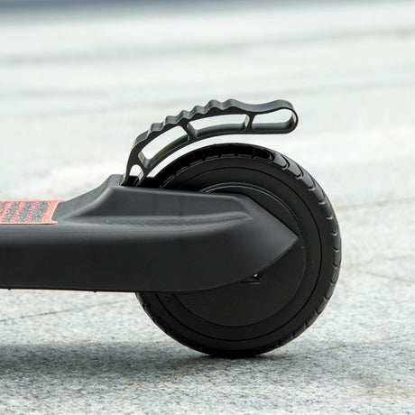 HOMCOM Folding Electric Scooter with Brake, for Ages 6+ Years, 8km/h Maximum Speed, Red