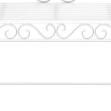 Outsunny Heavy-Duty Garden Bench-White
