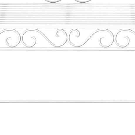 Outsunny Heavy-Duty Garden Bench-White