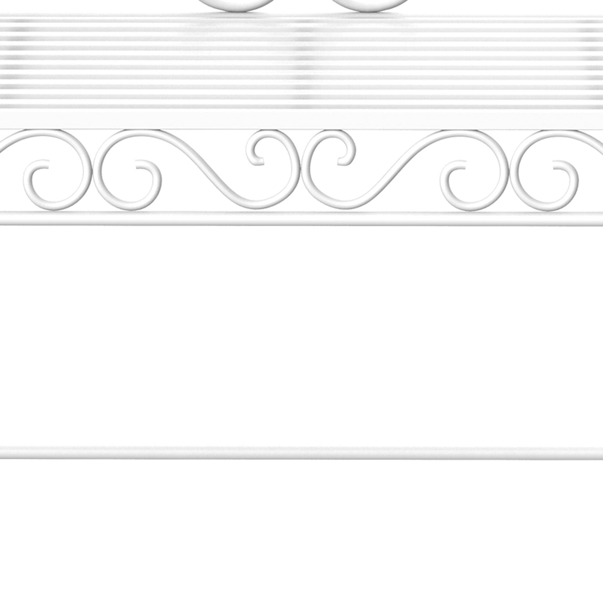 Outsunny Heavy-Duty Garden Bench-White