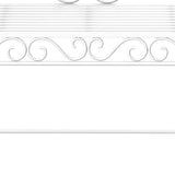 Outsunny Heavy-Duty Garden Bench-White