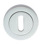 ESCUTCHEON - LOCK PROFILE ON CONCEALED FIX ROUND ROSE - POLISHED CHROME - 52 x 8 - EACH