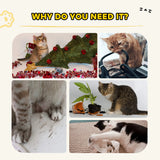 PawHut 63cm Cat Scratching Post, Cat Scratcher with Replaceable Scratching Board, Top Perch, Sisal Scratch Mat, Oak