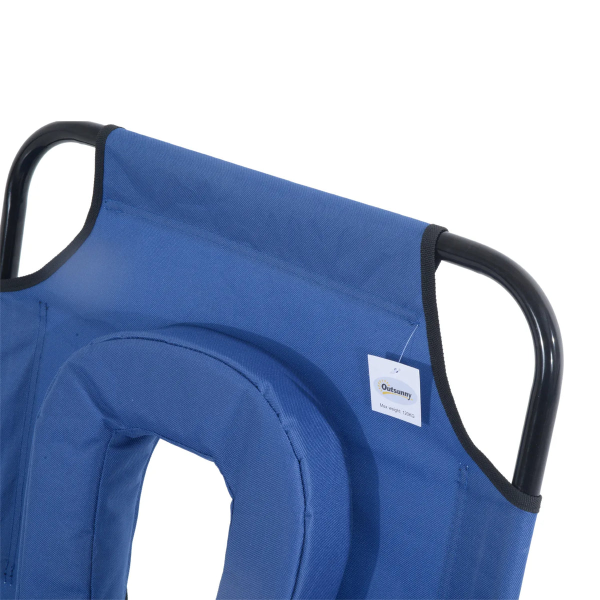 Outsunny Reading Hole Sun Lounger - Blue