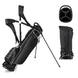 Ultra Lightweight Golf Bag with 4-Way Top Dividers for Golf Course &amp; Travel-Black