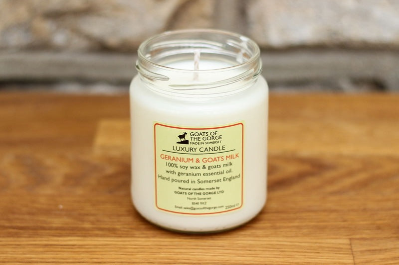 Goats Milk Geranium Candle