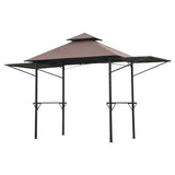 Outsunny 2.5 x 1.5m BBQ Tent Camping Picnic Gazebo Marquee Shelter Portable Waterproof